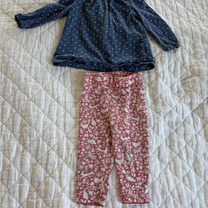 Baby Boden Navy top and bottom Set
